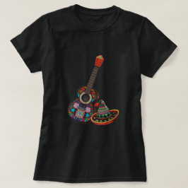 Mexikansk musikkvinnors t-shirt