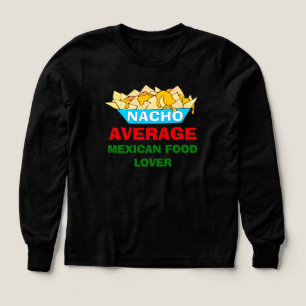 mexikansk normesisk mat älskare t shirt