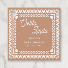 Mexikansk papel Picado Cielito Lindo Baby Shower