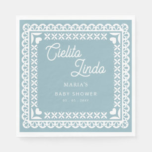 Mexikansk papel Picado Cielito Lindo Baby Shower Pappersservett