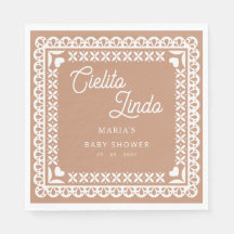 Mexikansk papel Picado Cielito Lindo Baby Shower
