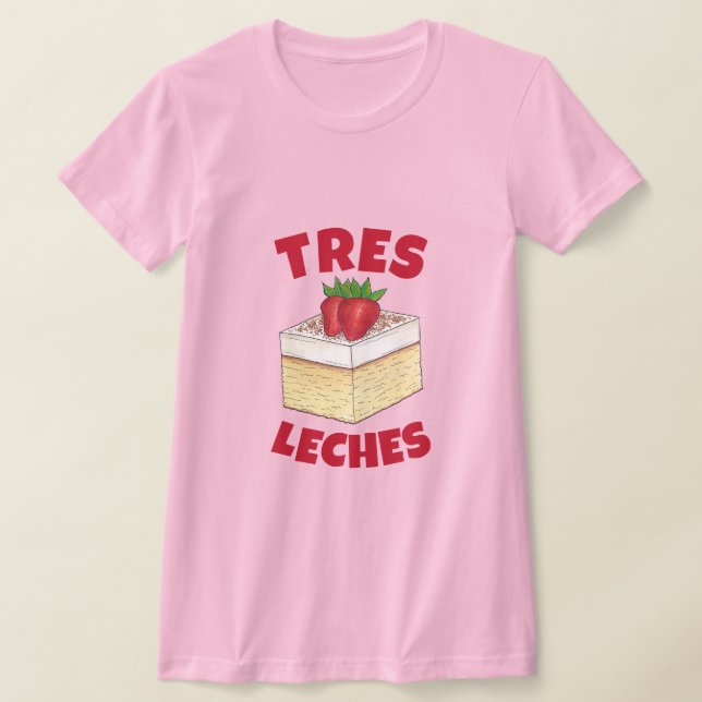 Mexikansk pastel de Tres Lords Cake Baking Dessert T Shirt (Laydown)