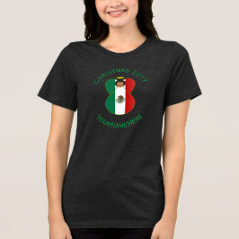 Mexikansk Personlig för julgranar, Flagga för kvin T Shirt