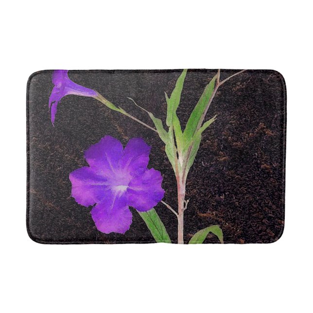 Mexikansk Petunia Lila Badrumsmatta (Framsidan)
