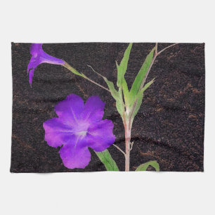 Mexikansk Petunias Lila Kökshandduk