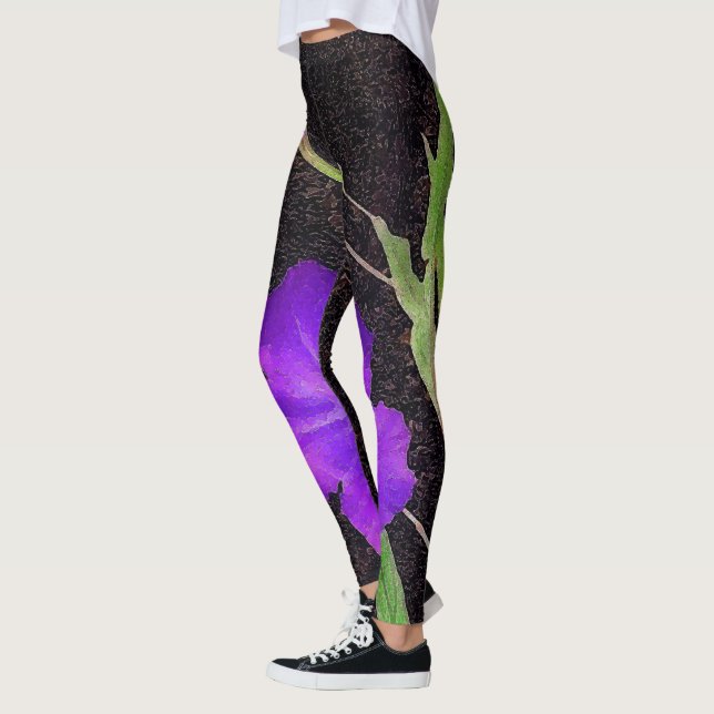 Mexikansk Petunias Lila Leggings (Vänster)