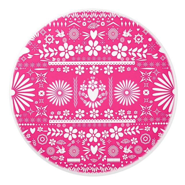 Mexikansk Picado Hot Pink Vit Papper Spanska Knopp (Framsidan)