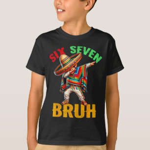 Mexikansk pojke dabbar cinco de mayo sex sju bruh t shirt