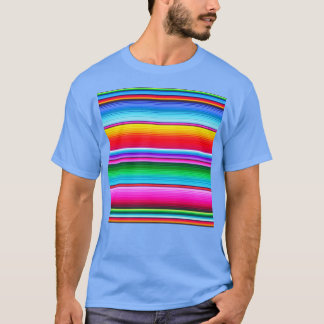 Mexikansk Poncho-bakgrund, sjölös mönster T Shirt