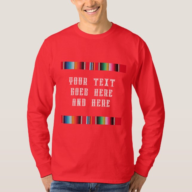 Mexikansk poncho filt Mexico T-Shirt (Framsida)