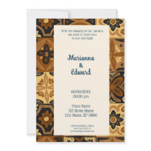 Mexikansk pratavera Design Wedding-inbjudan