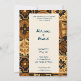 Mexikansk pratavera Design Wedding-inbjudan Inbjudningar