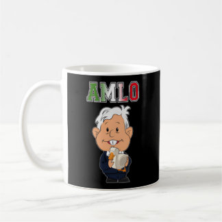 Mexikansk president Lopez Obrador Presidente De Kaffemugg
