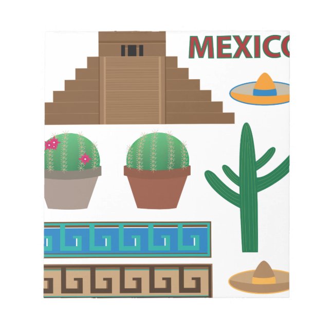 mexikansk pyramid anteckningsblock (Framsida)