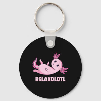Mexikansk Salamander Axolotl Nyckelring