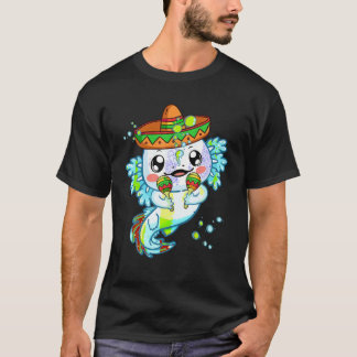 Mexikansk salamander Funny Axolotl Mexico Women Ma T Shirt