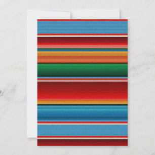 Mexikansk serape julkort
