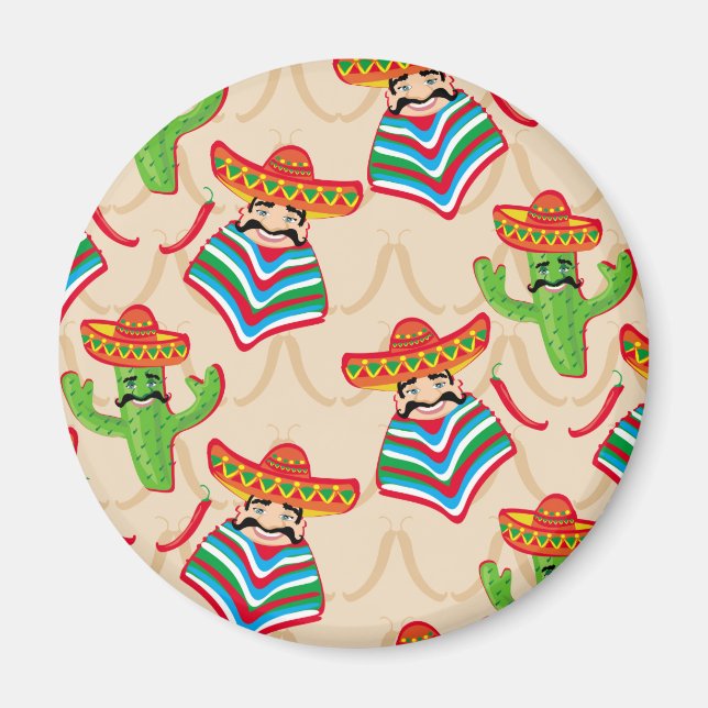 Mexikansk siesta magnet (Framsidan)
