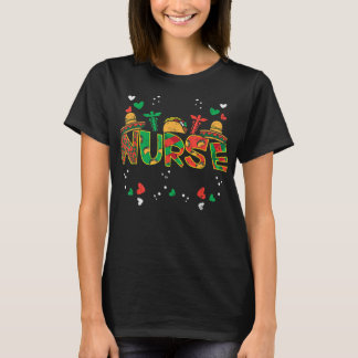 Mexikansk sjuksköterska Cinco De Mayo Nurse Women T Shirt