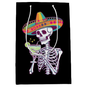 Mexikansk Skelett Cinco De Mayo Margarita Fiesta