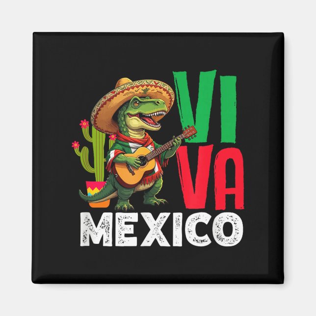 Mexikansk stolthetsflagga mexikanska rötter mexika magnet (Framsidan)
