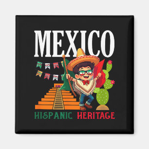 Mexikansk stolthetsflagga mexiko rötter arv mexiko magnet