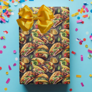 Mexikansk Taco Akvarell Presentpapper