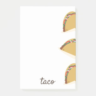 Mexikansk Taco Restaurang Mat Post-it-lappar Post-it Block