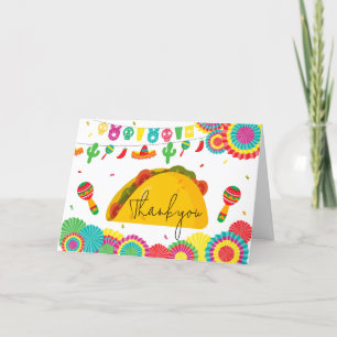 Mexikansk tako "Bout A Baby Shower Tack Kort