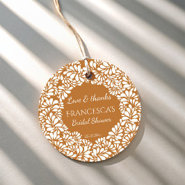 Mexikansk talavera terrakotta bröllopsduschgåva gåvor etiketter
