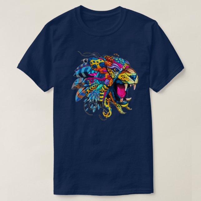 Mexikansk tiger Alebrije T Shirt (Design framsida)