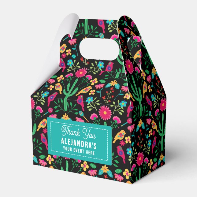 Mexikansk traditionell blomsterkonst i folkstil Sv Presentaskar (Framsidan Sidan)