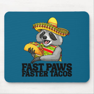 Mexikansk tvättbjörn cinco de mayo rolig söt äter musmatta