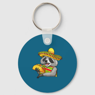 Mexikansk tvättbjörn cinco de mayo rolig söt som ä nyckelring