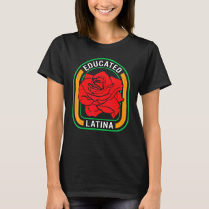 Mexikansk Utbildad Latinsk Cottagecore Ros Blommig T Shirt