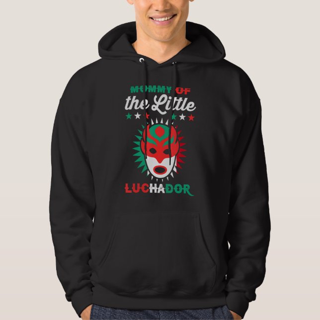 Mexikansk vilande födelsedag Mamma av lilla luc Hoodie (Framsida)