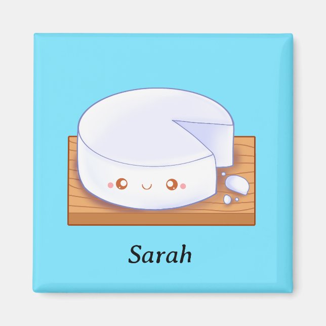 Mexikansk vit ost Queso Fresco Magnet (Framsidan)