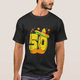 Mexikanska 50:e födelsedagen 50-åriga Mexikanska d T Shirt
