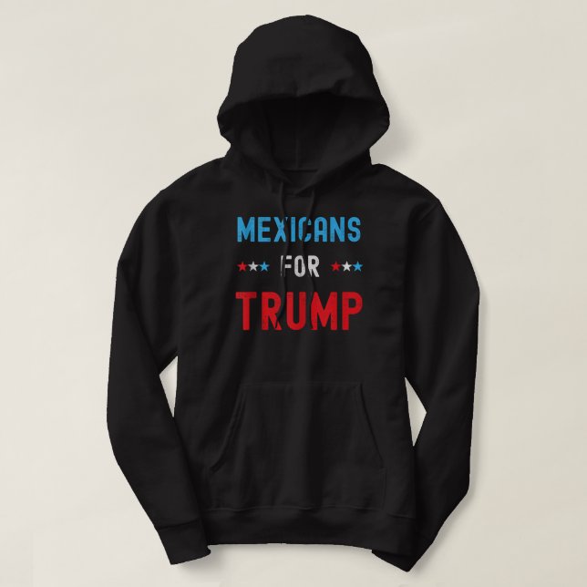 Mexikanska amerikaner för trumpeter - latinamerika hoodie (Design framsida)