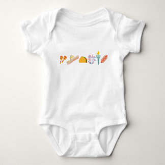 Mexikanska amerikanska Baby One-Biet T Shirt