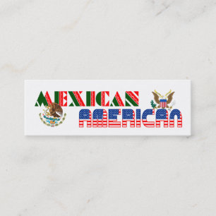 Mexikanska amerikanska Eagles Mini Visitkort