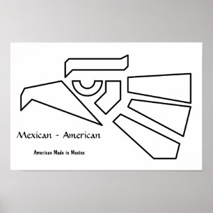 Mexikanska-amerikanska Poster