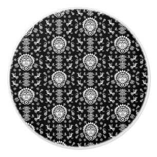 Mexikanska aztec Art Home Decor Knopp