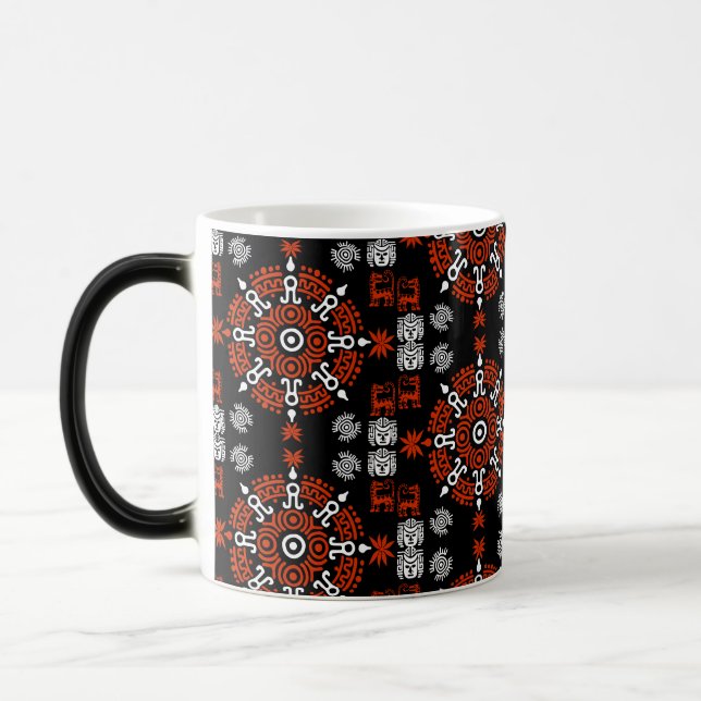 Mexikanska aztec Art Home Decor Magisk Mugg (Vänster)