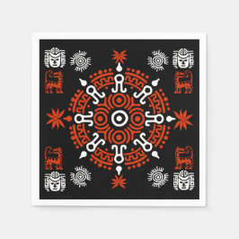 Mexikanska aztec Art Home Decor Pappersservett