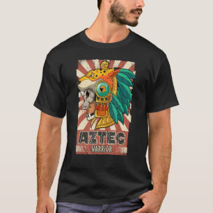 Mexikanska Aztec Warrior T Shirt