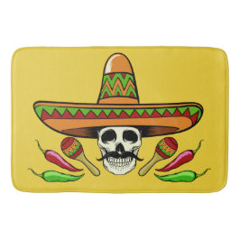 Mexikanska badkar i Skull anpassningsbar färg Badrumsmatta