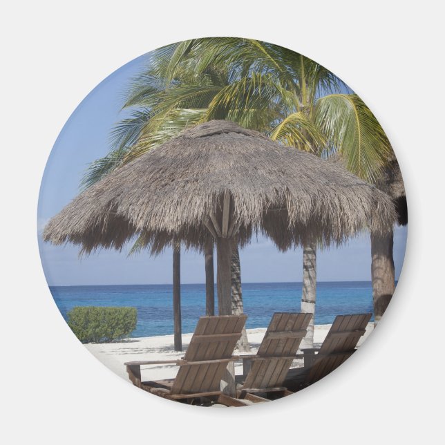 Mexikanska Beach Paradise Magnet (Framsidan)