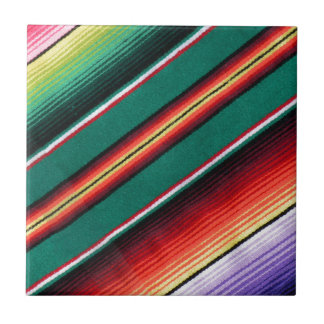 Mexikanska Blanket Colorful Rand Southwest Kakelplatta