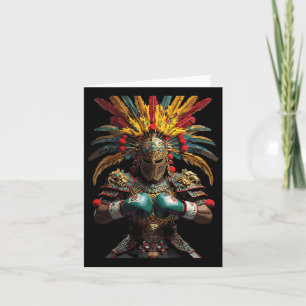 Mexikanska Boxing Aztec Warrior Power Kort
